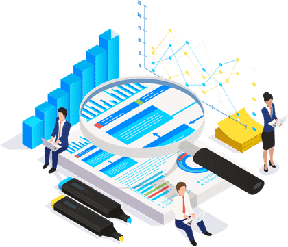 Teledata website design: one of the illustrations on the Cloud Services site, managed SD-WAN
